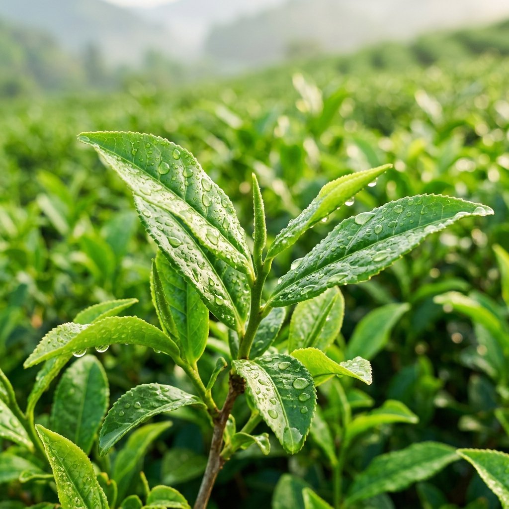 Tea Leaves Close-up